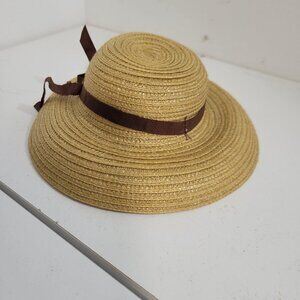 Vintage Dolls Straw Sun Hat Fits American Girls Size